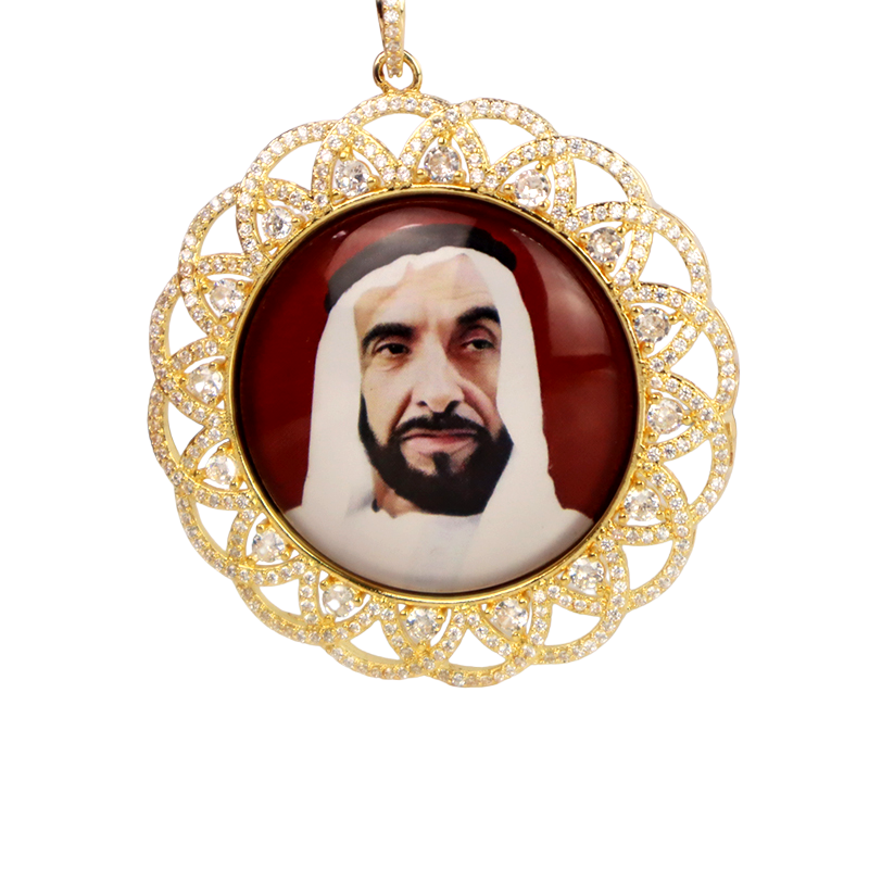 Gold-Plated Necklace Emirati King (LA034)