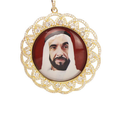 Gold-Plated Necklace Emirati King (LA034)