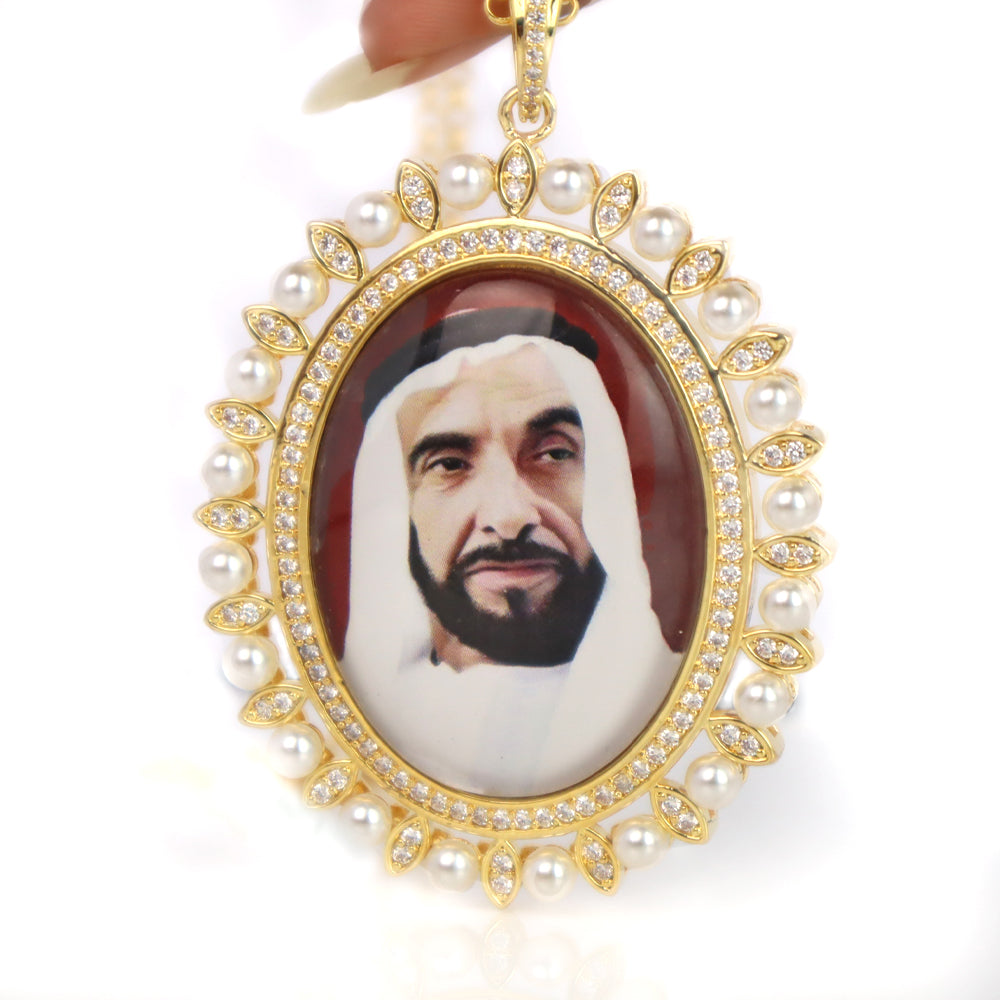 Gold-Plated Necklace Emirati King (LA027)