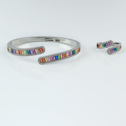 Prismatic Harmony Bangle LA052