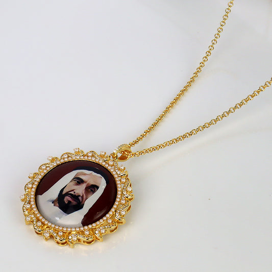 Gold-Plated Necklace Emirati King (LA031)