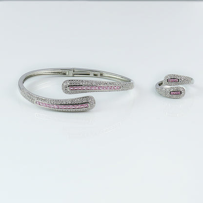 Subtle Bead Elegance Bangle LA047