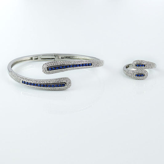 Subtle Bead Elegance Bangle LA047