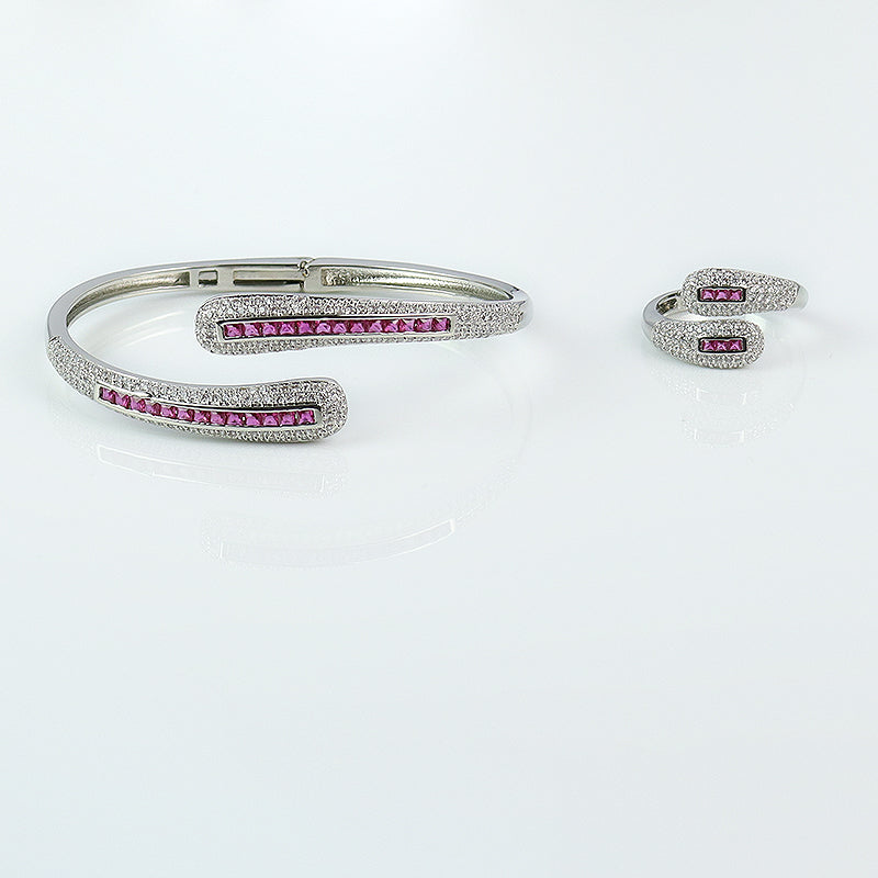 Subtle Bead Elegance Bangle LA047