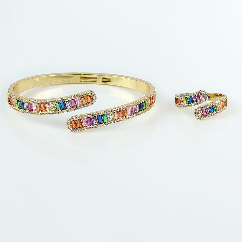 Vibrant Rainbow Bangle LA057