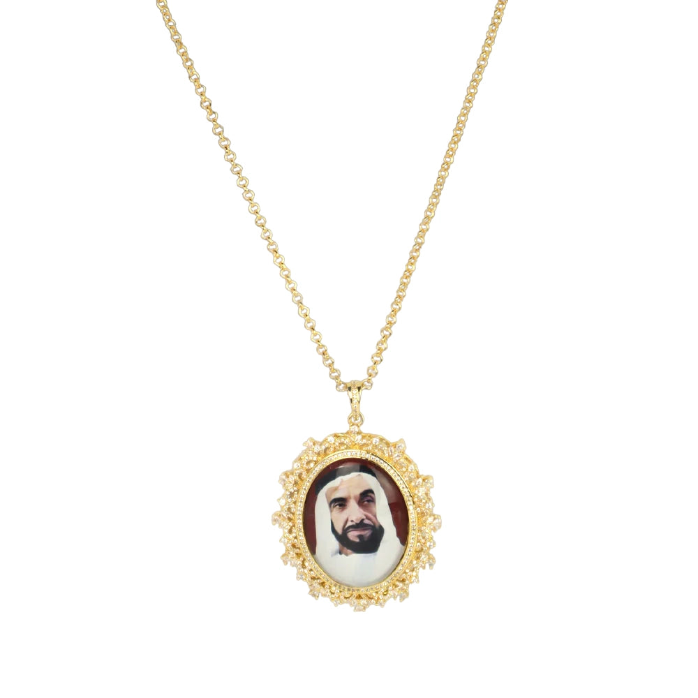 Gold-Plated Necklace Emirati King (LA032)