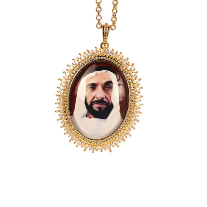 Gold-Plated Necklace Emirati King (LA026)