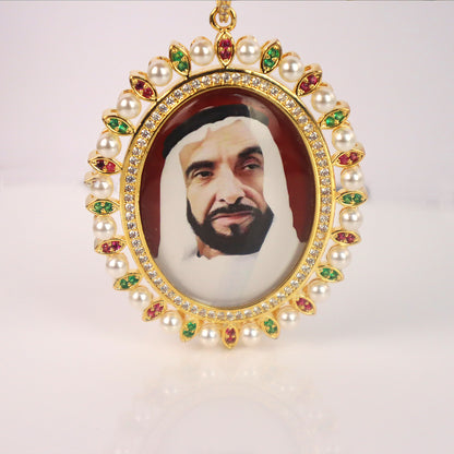 Gold-Plated Necklace Emirati King (LA027)