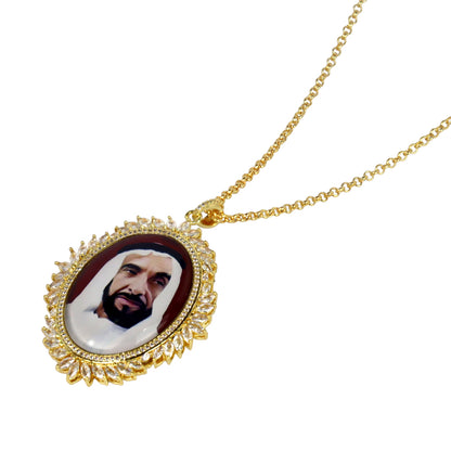 Gold-Plated Necklace Emirati King (LA030)