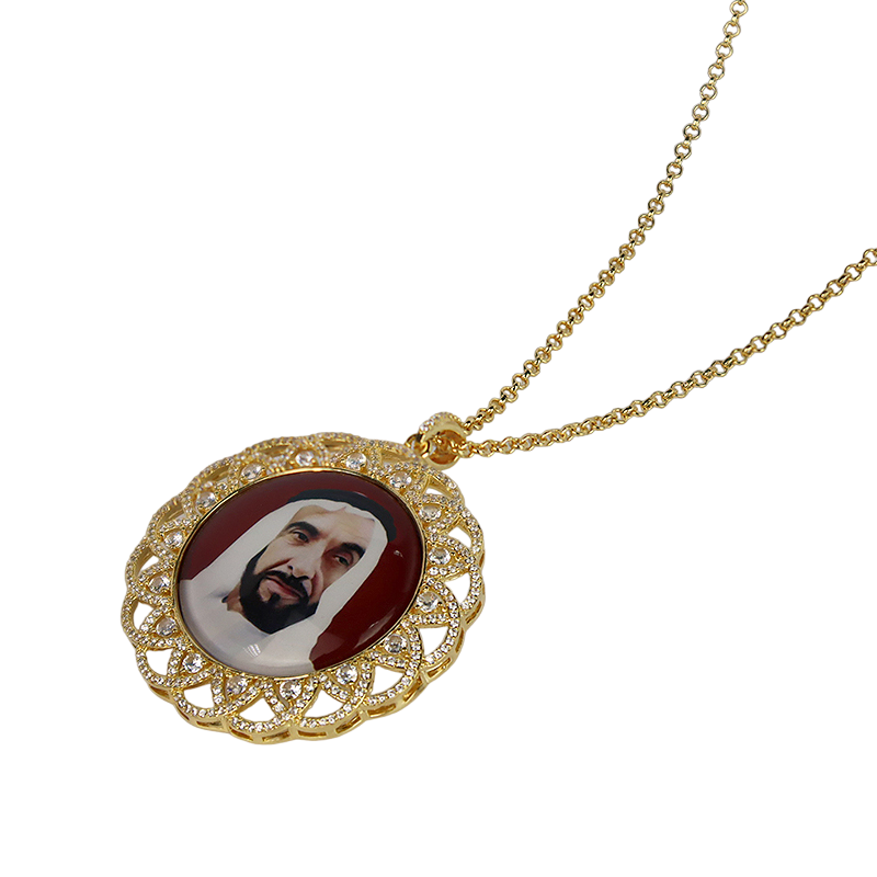 Gold-Plated Necklace Emirati King (LA034)