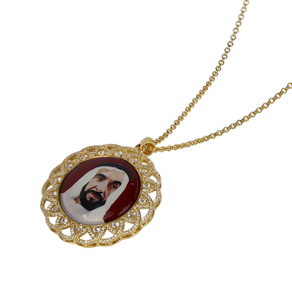 Gold-Plated Necklace Emirati King (LA034)