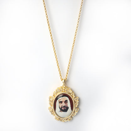 Gold-Plated Necklace Emirati King (LA028)