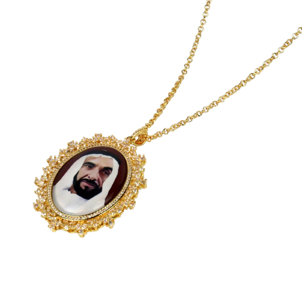 Gold-Plated Necklace Emirati King (LA032)