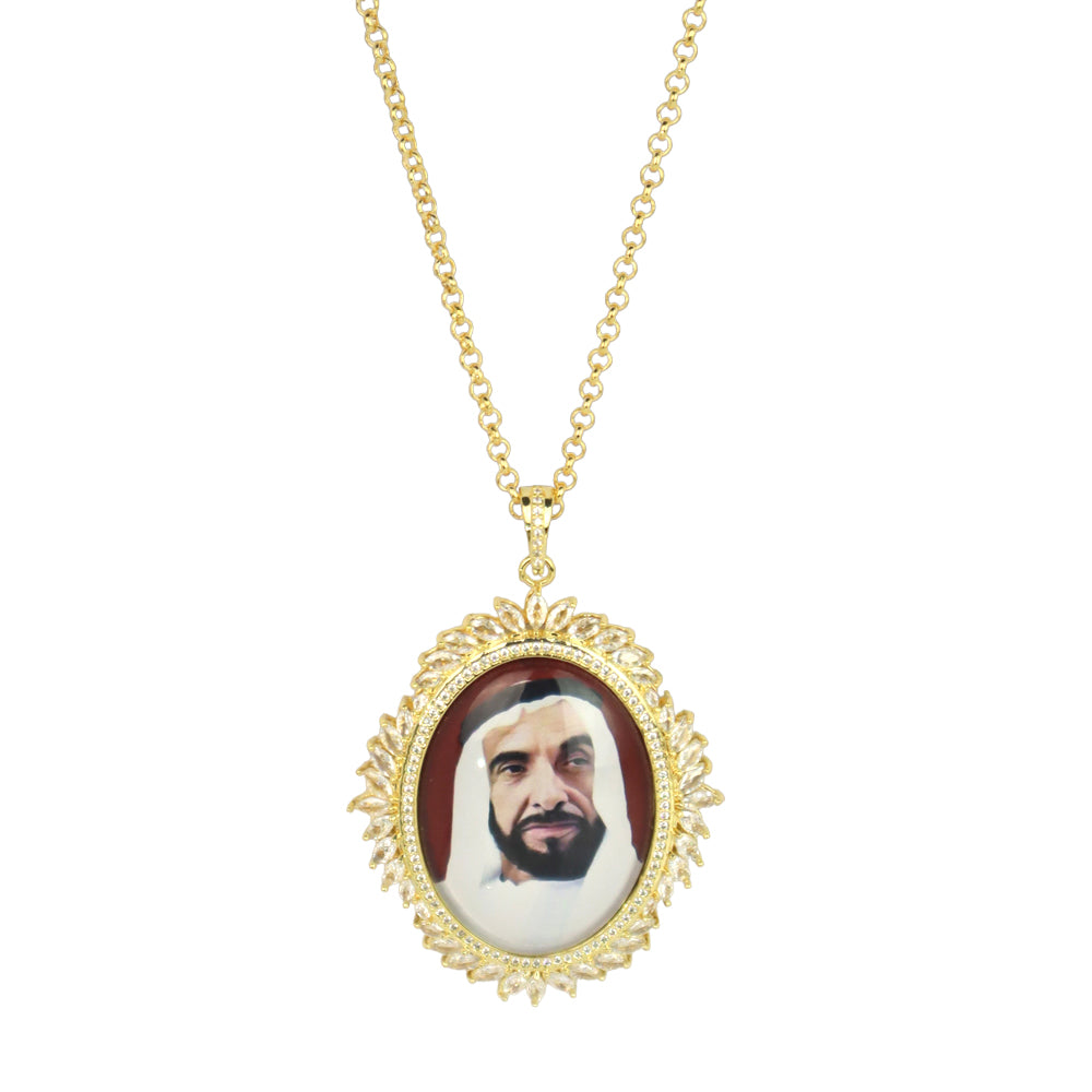 Gold-Plated Necklace Emirati King (LA030)