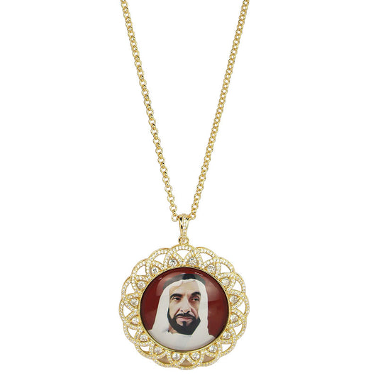 Gold-Plated Necklace Emirati King (LA034)