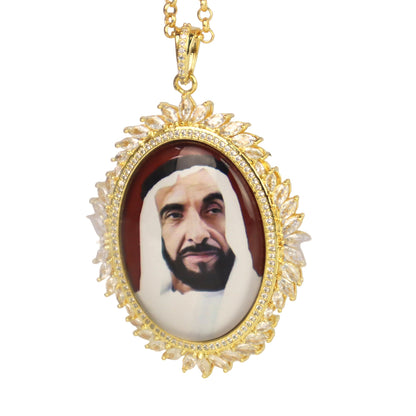 Gold-Plated Necklace Emirati King (LA030)