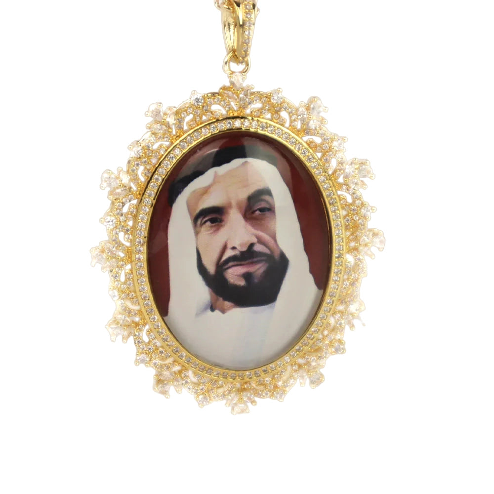 Gold-Plated Necklace Emirati King (LA032)