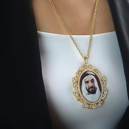 Gold-Plated Necklace Emirati King (LA028)