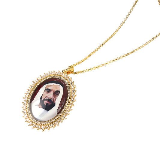 Gold-Plated Necklace Emirati King (LA026)