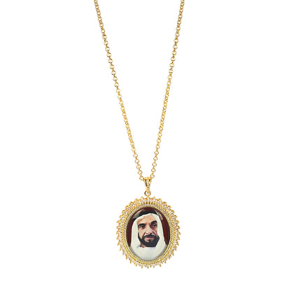 Gold-Plated Necklace Emirati King (LA026)