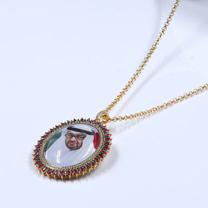 Gold-Plated Necklace Emirati King (LA026)