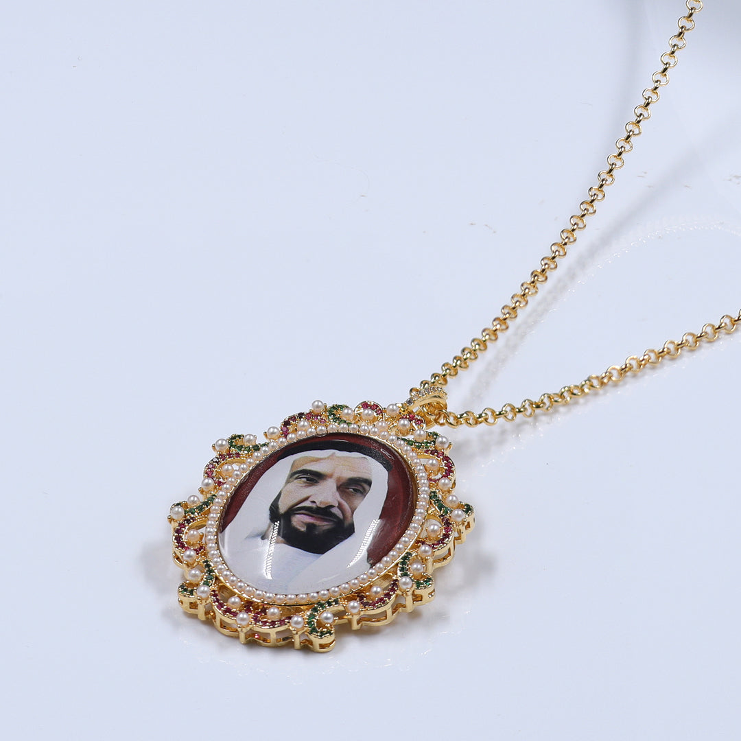 Gold-Plated Necklace Emirati King (LA028)