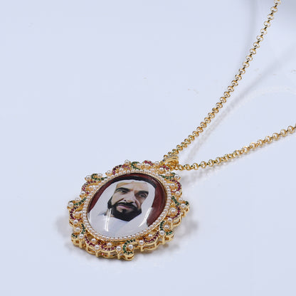 Gold-Plated Necklace Emirati King (LA028)