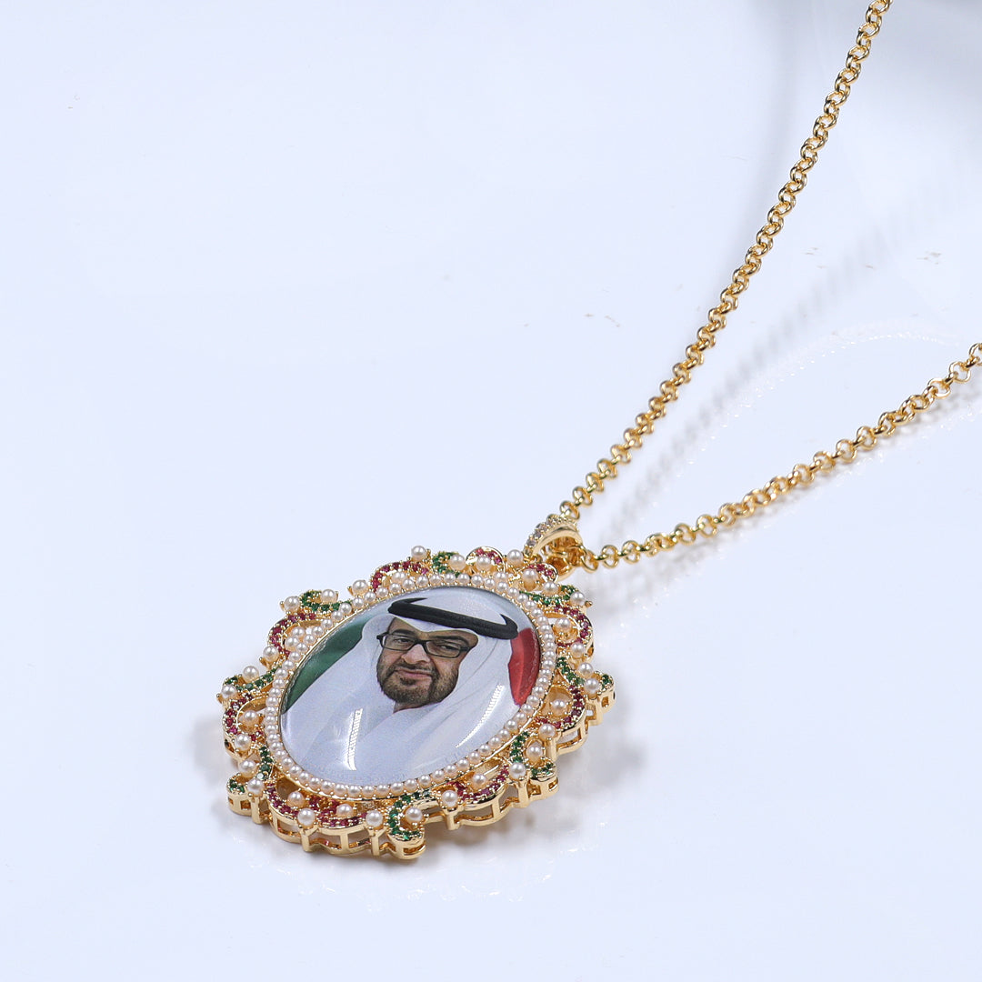 Gold-Plated Necklace Emirati King (LA028)