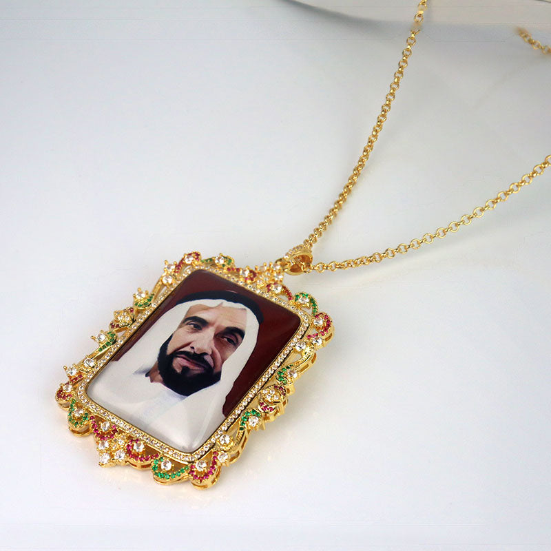 Gold-Plated Necklace Emirati King (LA029)