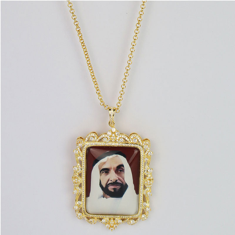 Gold-Plated Necklace Emirati King (LA029)