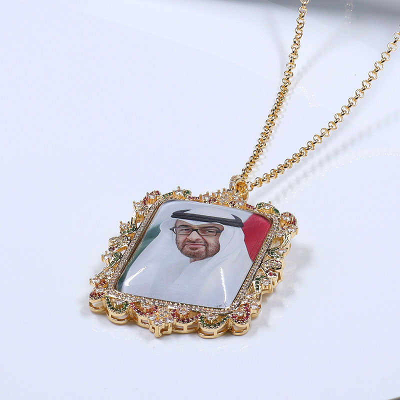 Gold-Plated Necklace Emirati King (LA029)