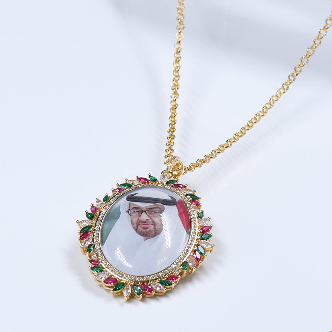 Gold-Plated Necklace Emirati King (LA030)