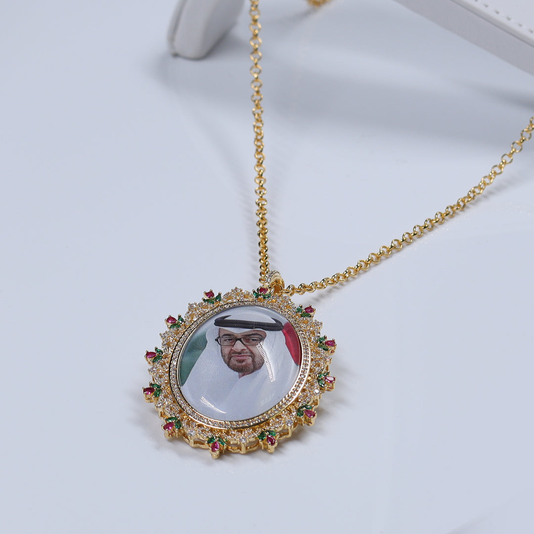 Gold-Plated Necklace Emirati King (LA032)