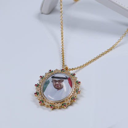 Gold-Plated Necklace Emirati King (LA032)