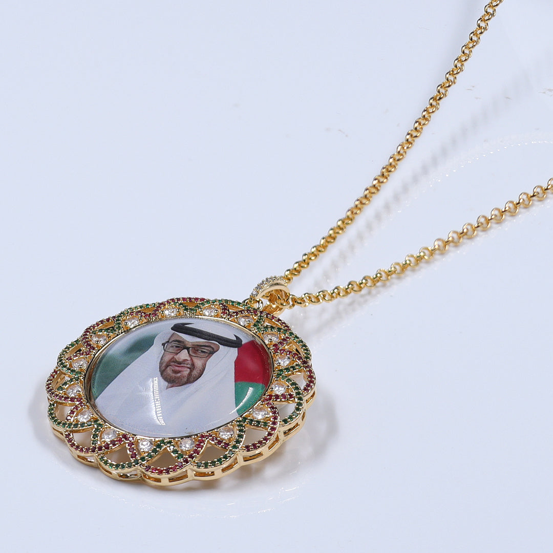 Gold-Plated Necklace Emirati King (LA034)