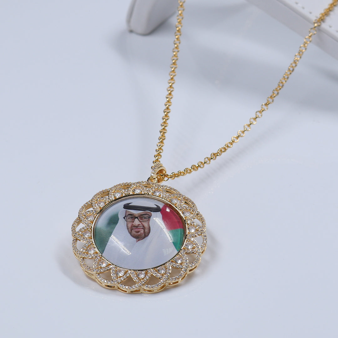 Gold-Plated Necklace Emirati King (LA034)