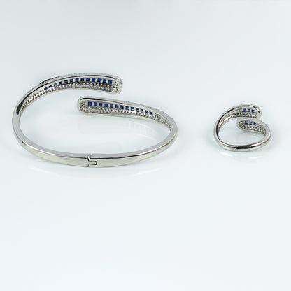 Subtle Bead Elegance Bangle LA047