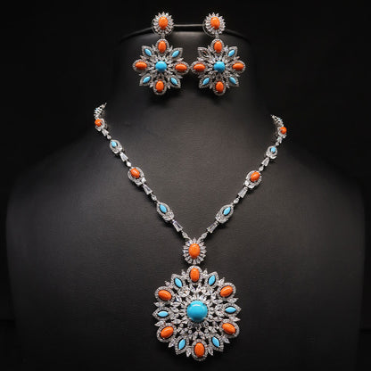 Lolo'accessories Necklace earring Set LA139