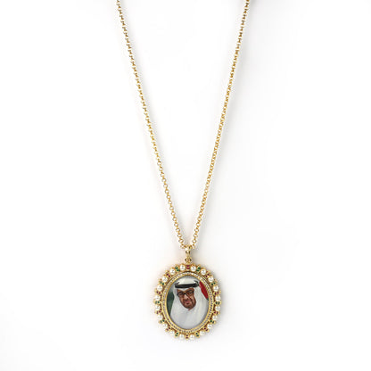 Gold-Plated Necklace Emirati King (LA027)