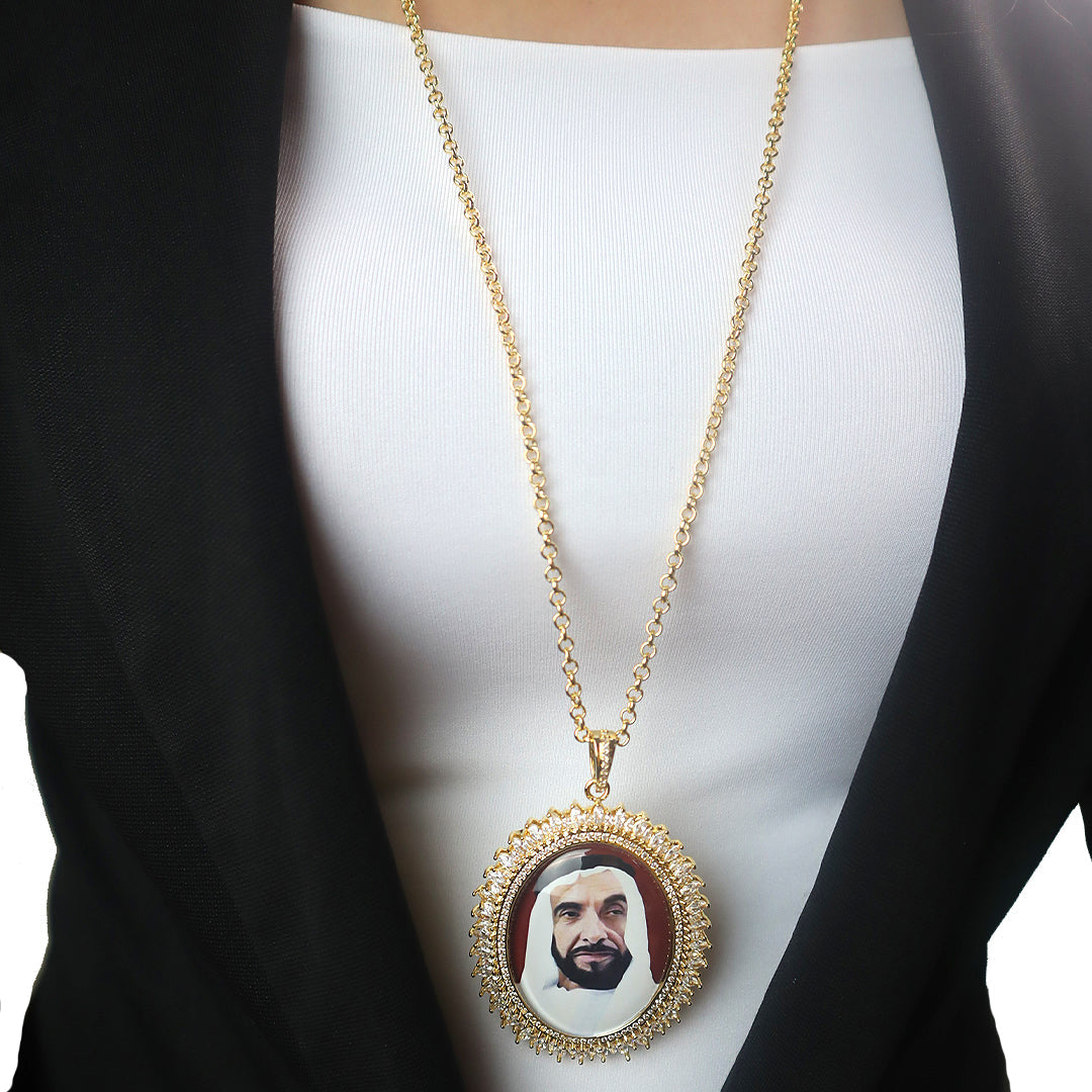 Gold-Plated Necklace Emirati King (LA026)