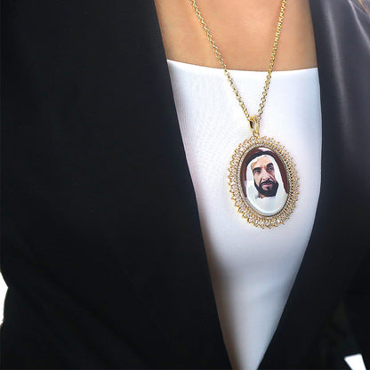 Gold-Plated Necklace Emirati King (LA026)